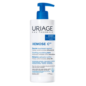 Uriage Xemose C8+ balm front tube showing packaging and benefits