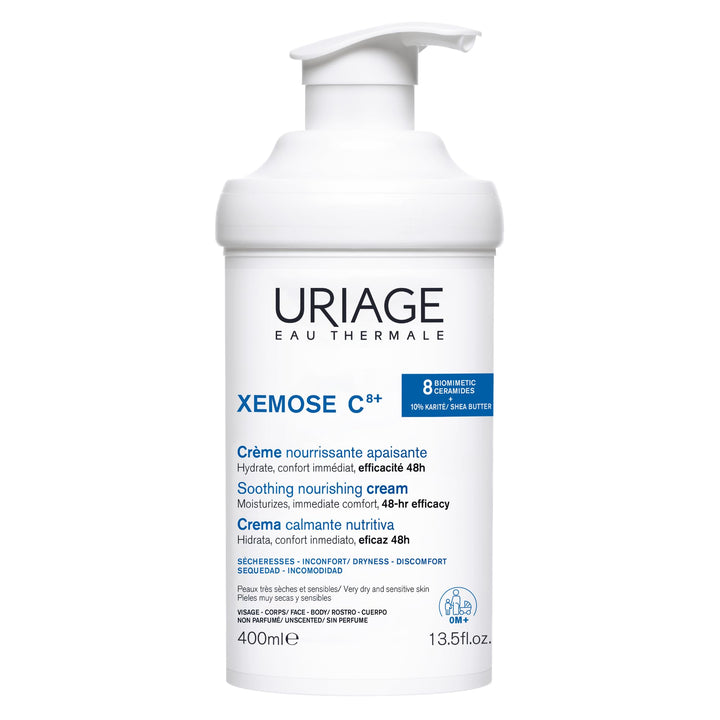 Uriage Xemose front packaging showing product benefit and gentle care