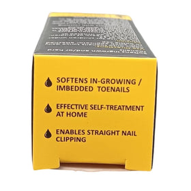 URIEL hand applying drops to toe model demonstrating safe at-home use