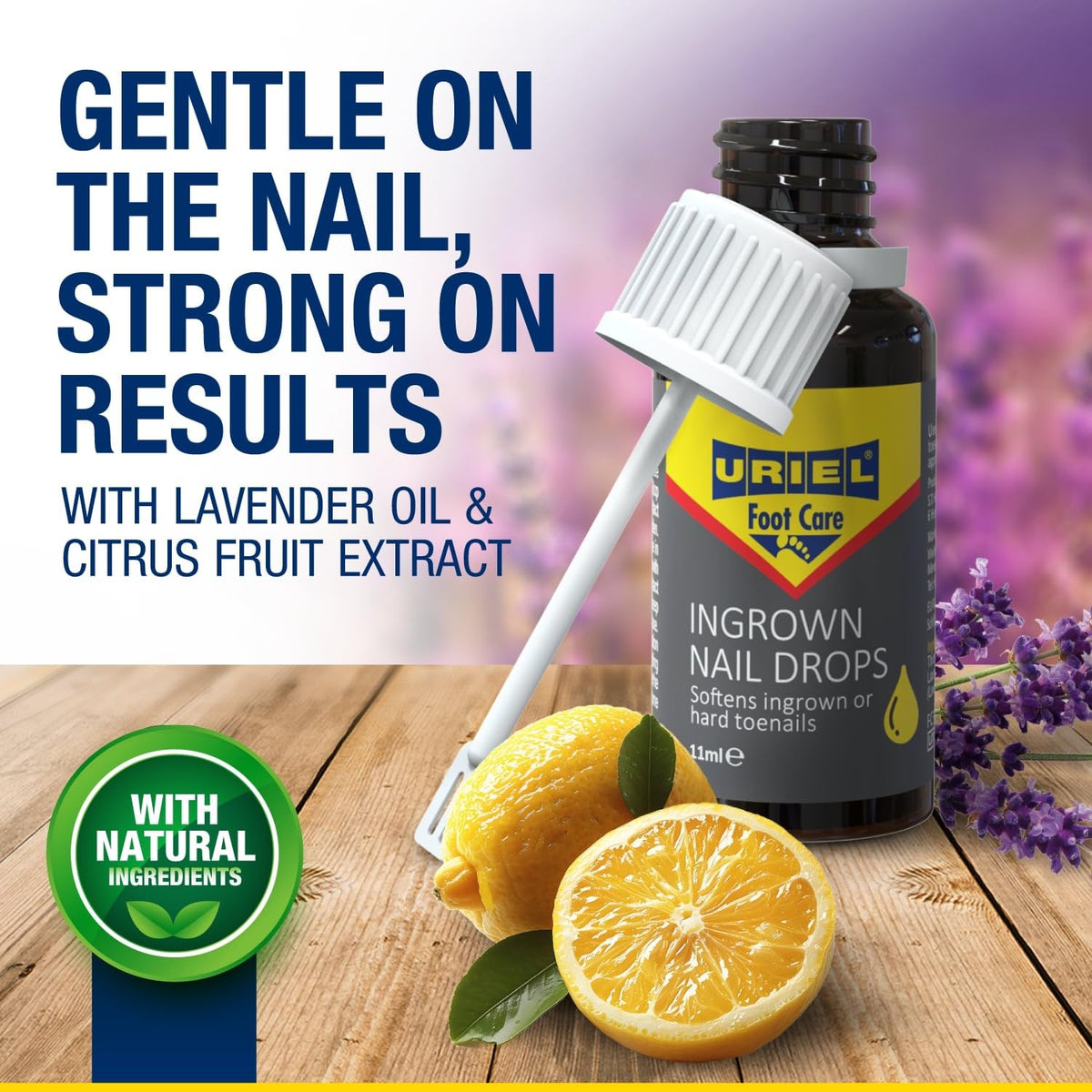 URIEL product label and ingredient list highlighting pharmacy-grade components