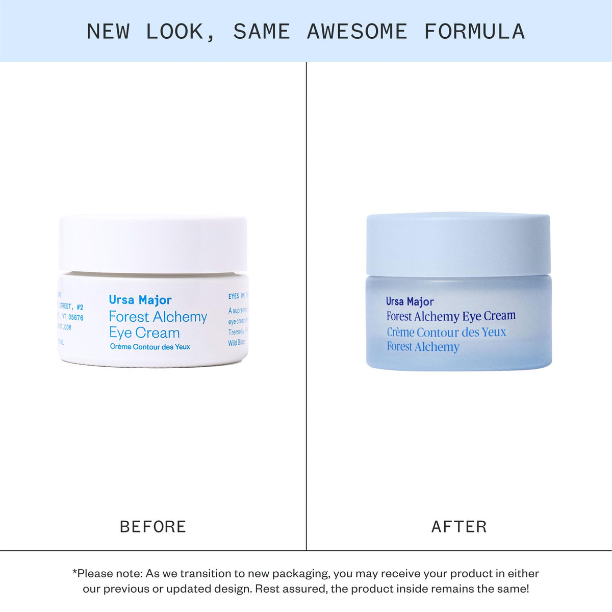 Ursa Major open cream texture on fingertip showing hydrating, non-greasy finish