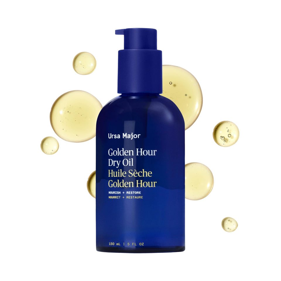 Ursa Major front packaging shows bottle and clean design, highlighting quick absorption