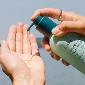 Ursa Major ingredient label detail highlighting plant-based, clean benefit