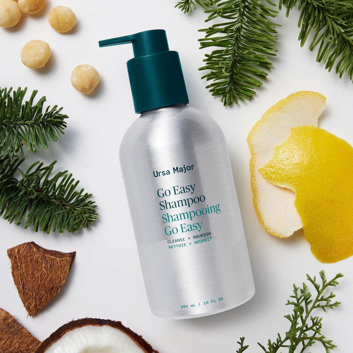 Ursa Major label close-up emphasizing natural ingredients and transparency benefit