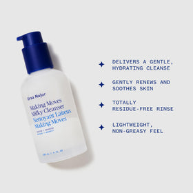 Ursa Major pump and label close-up highlighting ingredient list and design