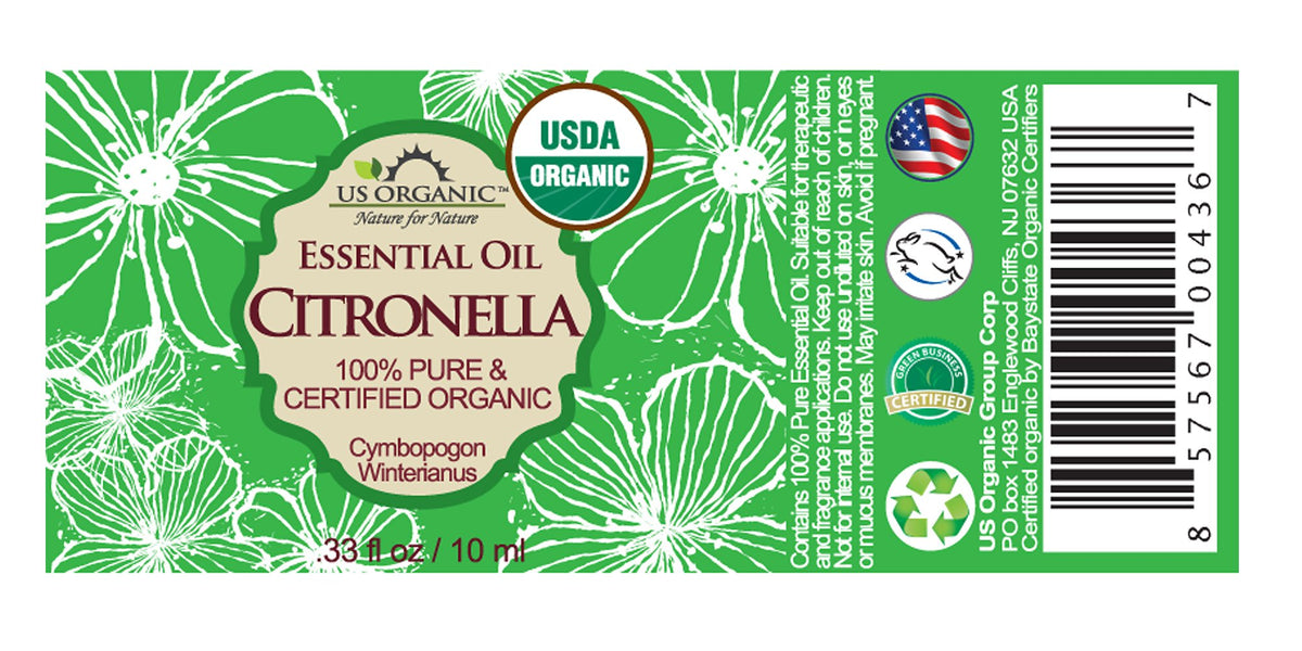 US Organic bottle with improved cap and dropper demonstrating precise dispensing