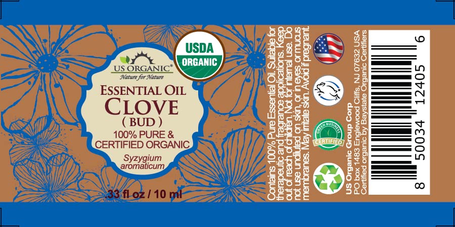US Organic label close-up highlighting organic certification and clarity