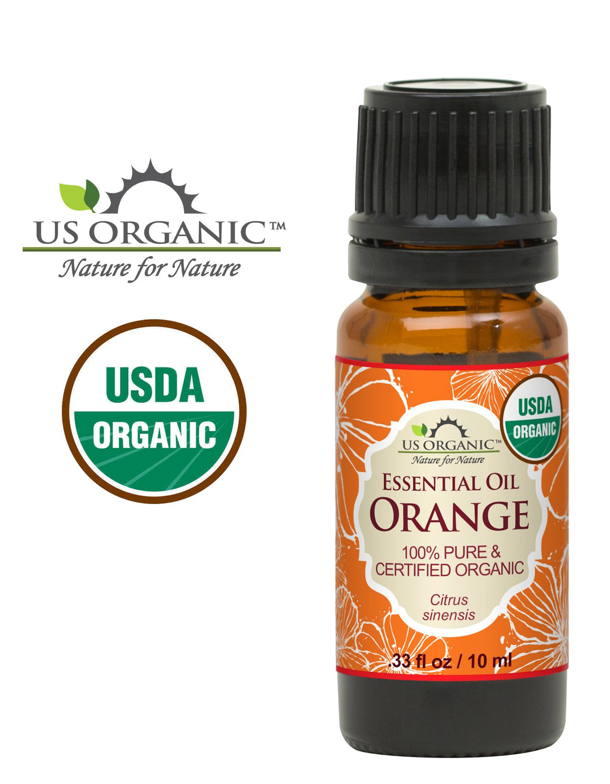 US Organic dropper dispensing a precise drop for controlled use