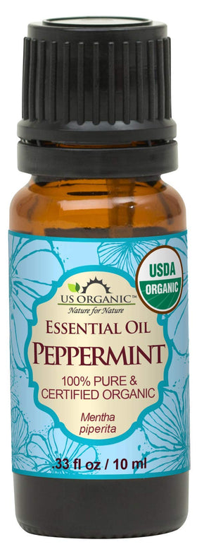 US Organic front packaging showing 10 ml bottle and branding for clear identification