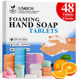 USKICH front pack showing 48-tablet refill set and variety benefits