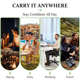 USTAR lifestyle mirror application depicting easy styling on-the-go