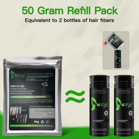 USTAR refill bag 50g contents offering extended usage convenience