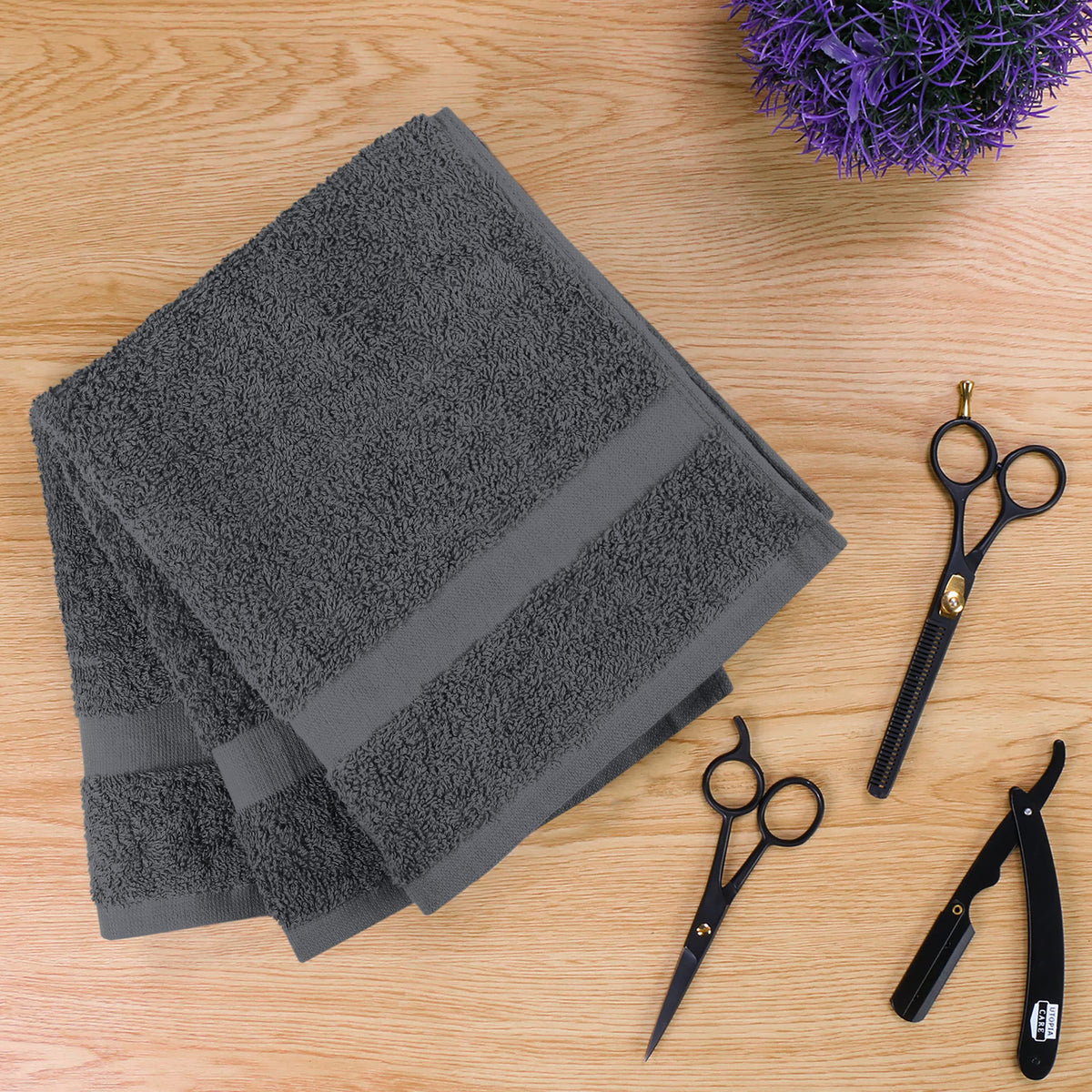 Utopia Towels close-up of cotton weave showing absorbent texture and softness
