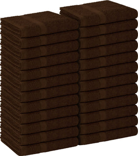 Utopia Towels front pack dark brown showing quantity and value