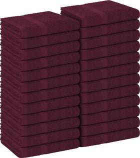 Utopia Towels front view of 24-pack showing neat professional presentation and value