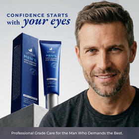 Uttse in a morning routine setting conveying refreshed eyes