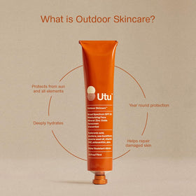 UTU ingredients montage with hyaluronic acid and squalane boosting hydration