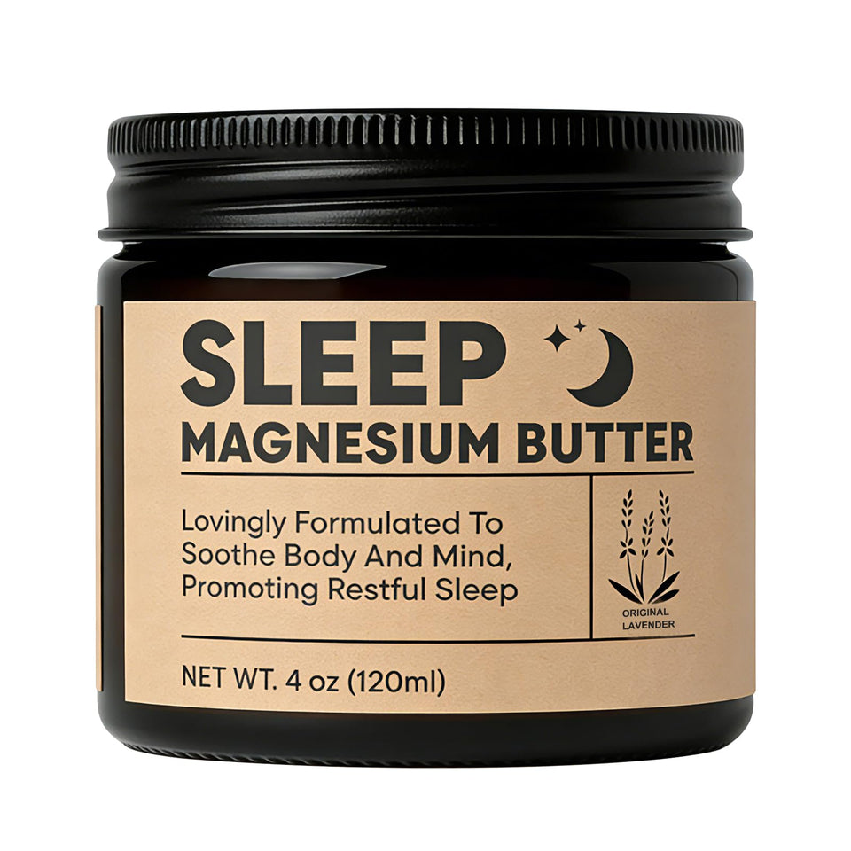 uuhylo magnesium butter front jar showing lavender label and calming benefits