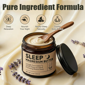 uuhylo magnesium butter creamy texture closeup demonstrating quick absorption