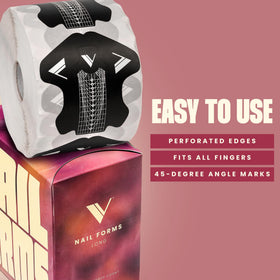 V Beauty Pure in use with builder gel application providing stable sculpting support