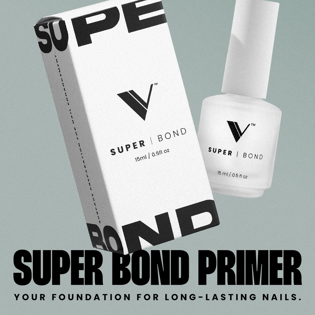V Beauty Pure brush and cap detail highlighting easy application and precise control