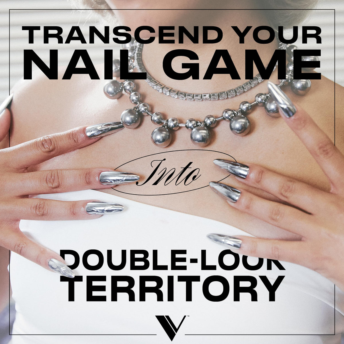 V Beauty Pure displayed in a manicure setting highlighting salon-quality finish