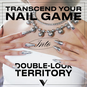 V Beauty Pure displayed in a manicure setting highlighting salon-quality finish