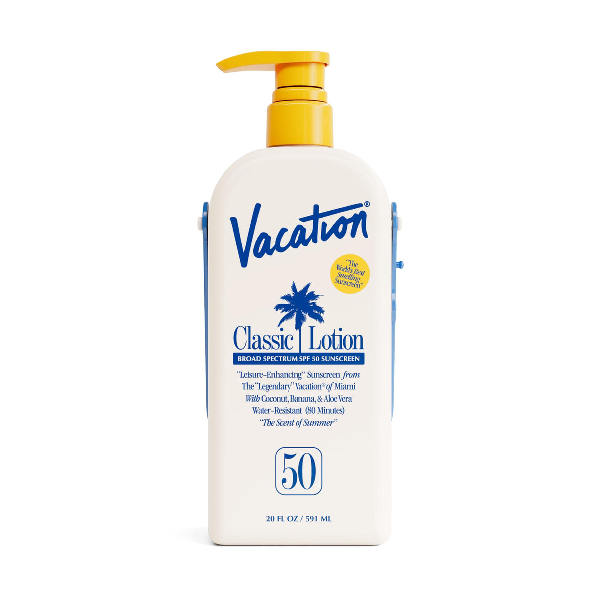VACATION front bottle view showing size and branding benefit quick use