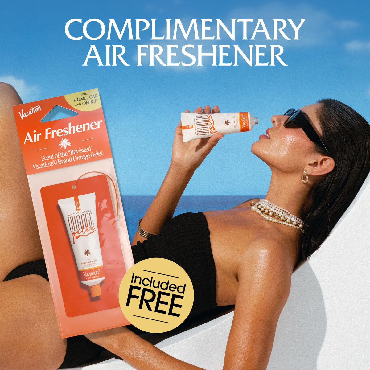 VACATION spray mist being applied showing quick coverage and reapplication benefit