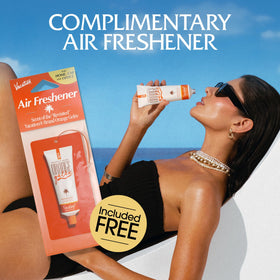 VACATION spray mist being applied showing quick coverage and reapplication benefit