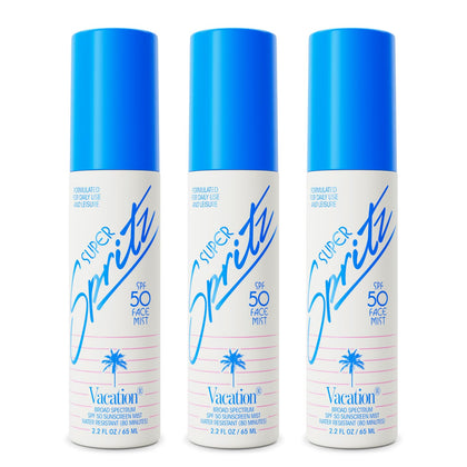 VACATION front packaging showing travel-ready SPF 50 protection