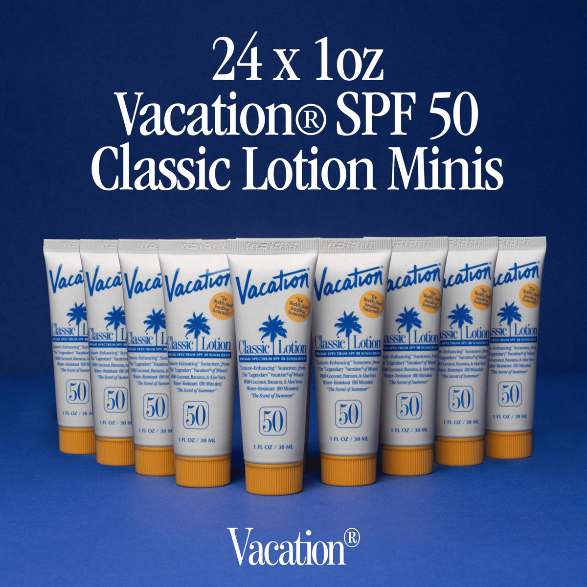 VACATION tube cap and nozzle close-up for easy, controlled application