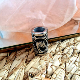VALHALLA bead close engraving reveals detailed dragon motif for visual impact