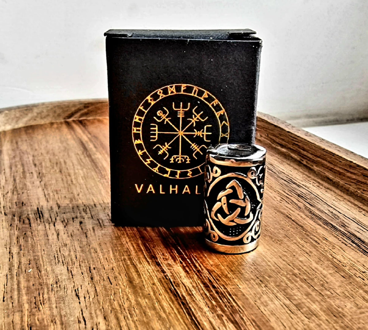 VALHALLA bead in outdoor lifestyle scene suggesting rugged, durable style