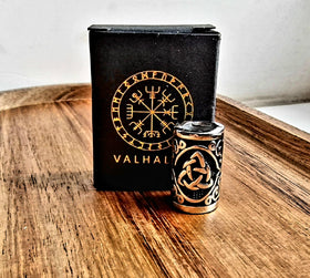 VALHALLA bead in outdoor lifestyle scene suggesting rugged, durable style