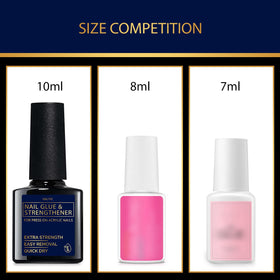 VALITIC adhesive applied on press-on nail for secure long-lasting hold