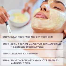 VALITIC rinsed skin after mask showing refined texture and glow