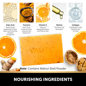 VALITIC soap bars staged in bathroom showing daily-use convenience benefit