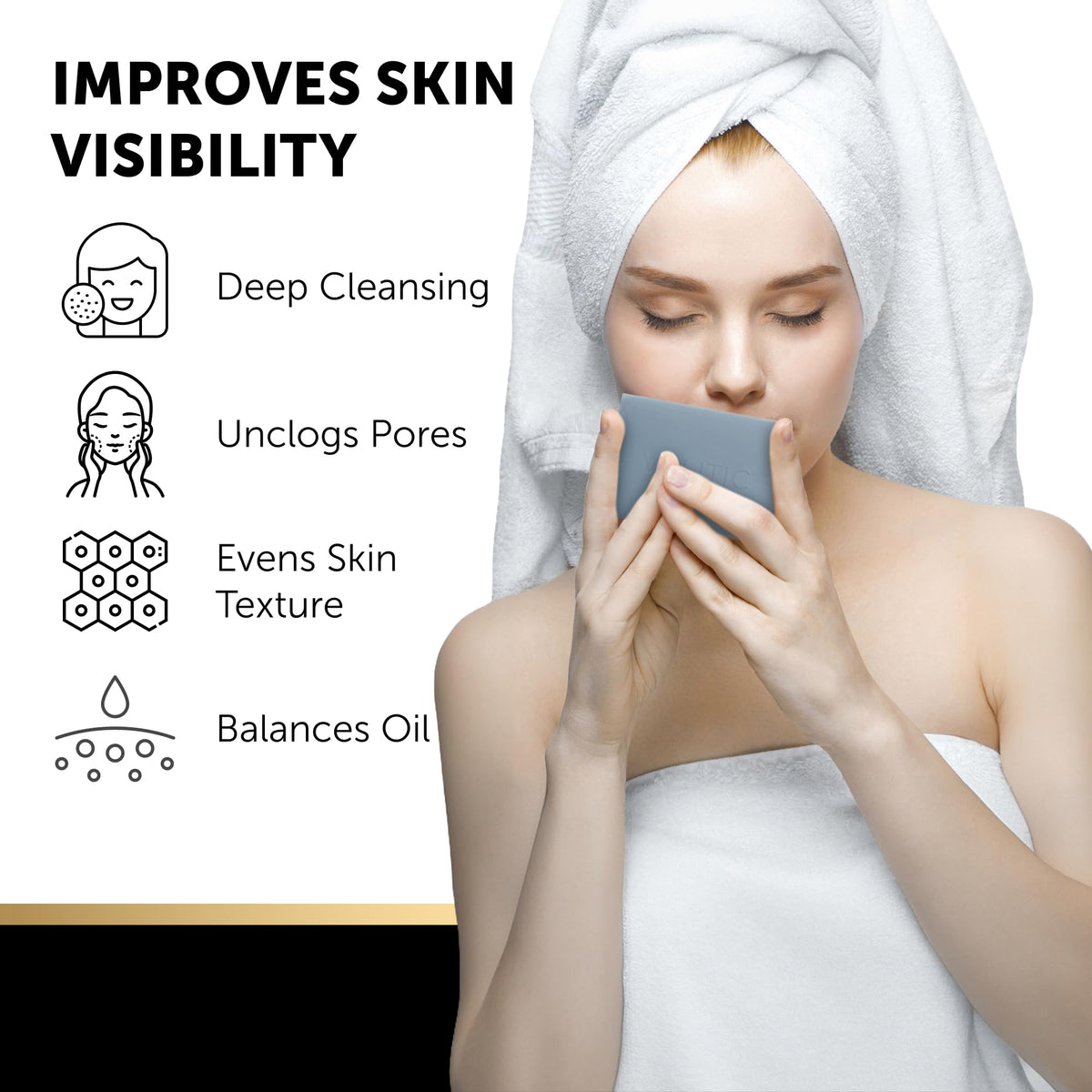 VALITIC rich foam lather demonstrating effective cleansing and gentle exfoliation