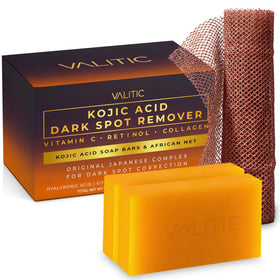 VALITIC front packaging showing two bars and sponge for convenient routine