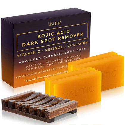 VALITIC front packaging four-pack showing product set and holder benefit