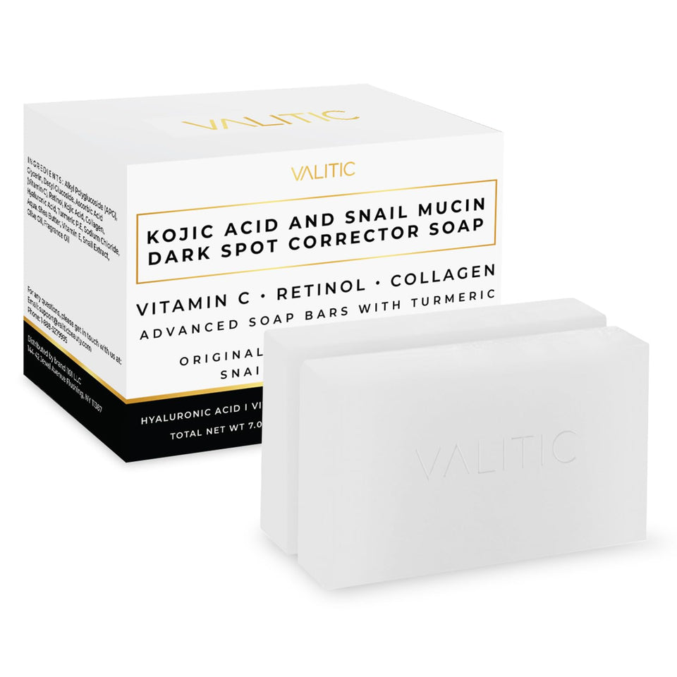 VALITIC front packaging of soap bar showing product branding and benefits