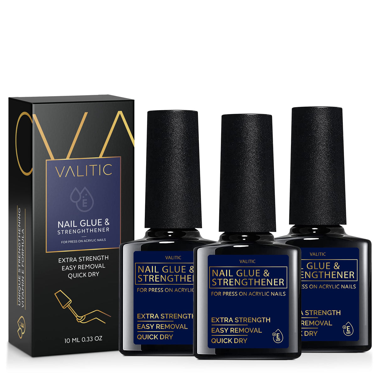 VALITIC front packaging showing product and benefits for reliable bonding