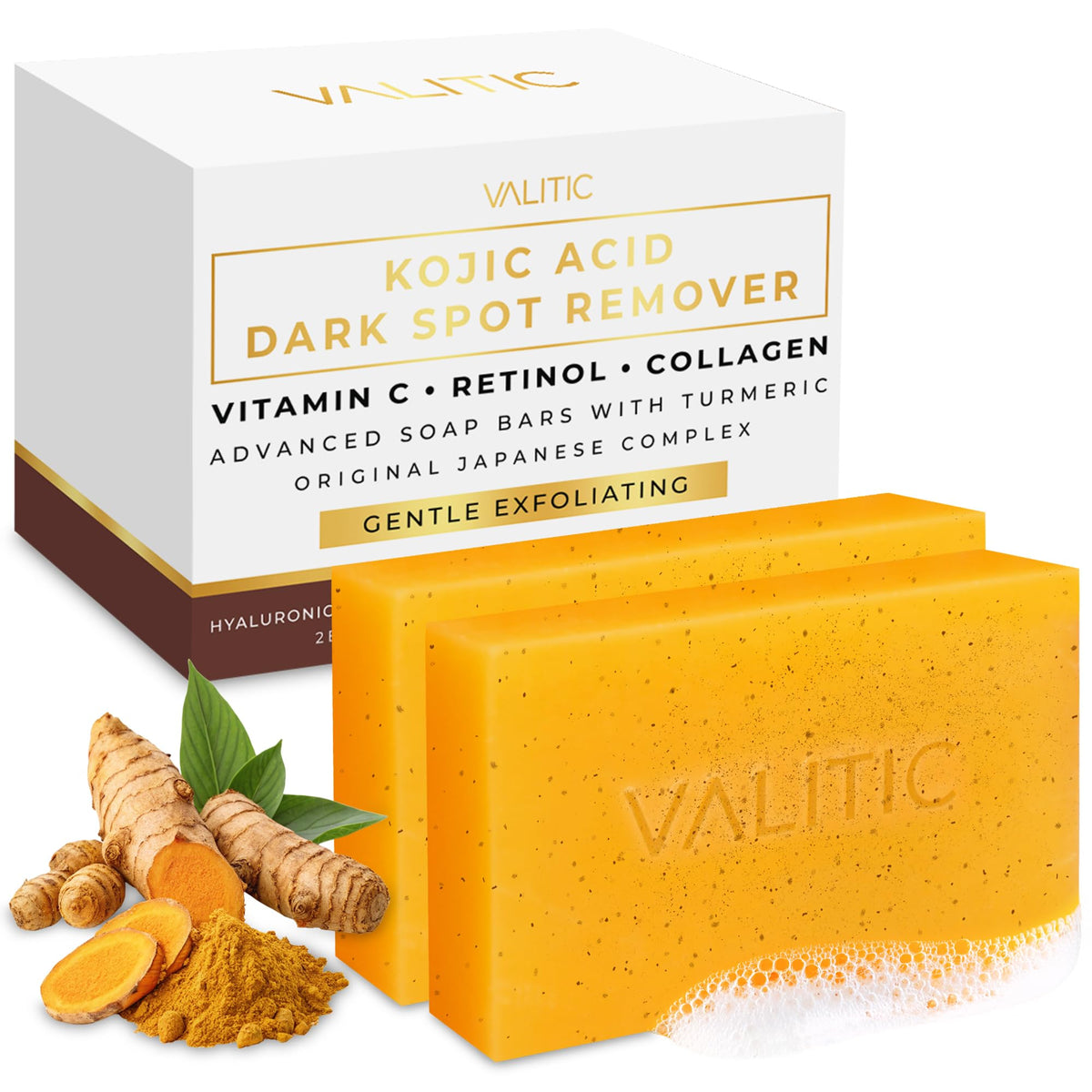 VALITIC front packaging showing two bars and benefits