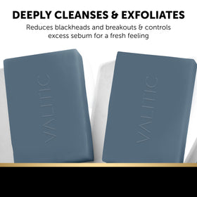 VALITIC botanicals and powders highlighting salicylic acid and vitamin C benefits