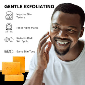 VALITIC ingredients display with turmeric and kojic acid for brightening