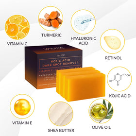 VALITIC ingredient label close-up highlighting active blend for brightening support