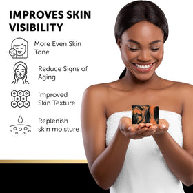 VALITIC ingredients label closeup showing kojic acid, turmeric and vitamins for brightening