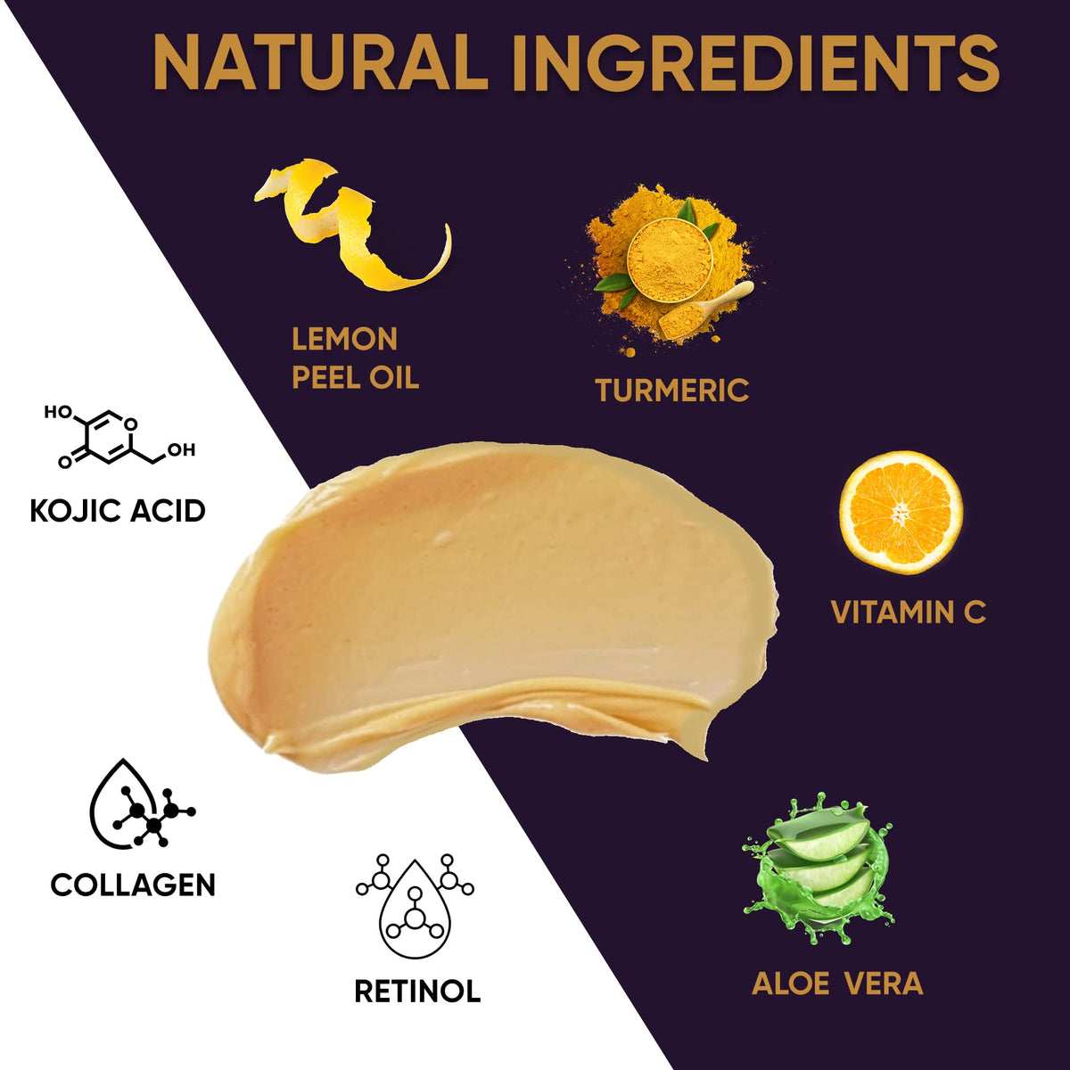 VALITIC mask applied on model mid-application demonstrating even coverage benefit