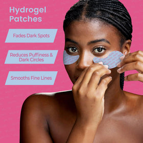 VALITIC close-up hydrogel patch texture illustrating hydration